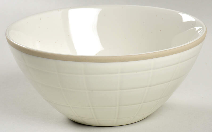 Maze Grill White Soup/Cereal Bowl by Royal Doulton-1