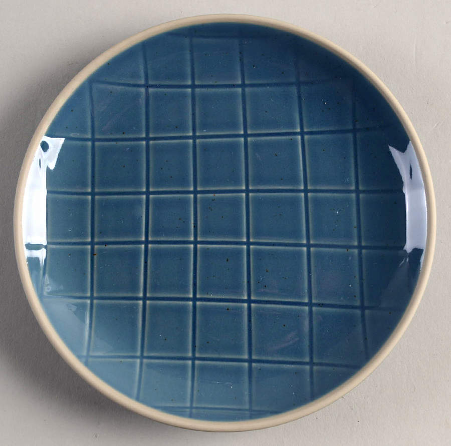 Maze Grill Blue Bread & Butter Plate by Royal Doulton-1