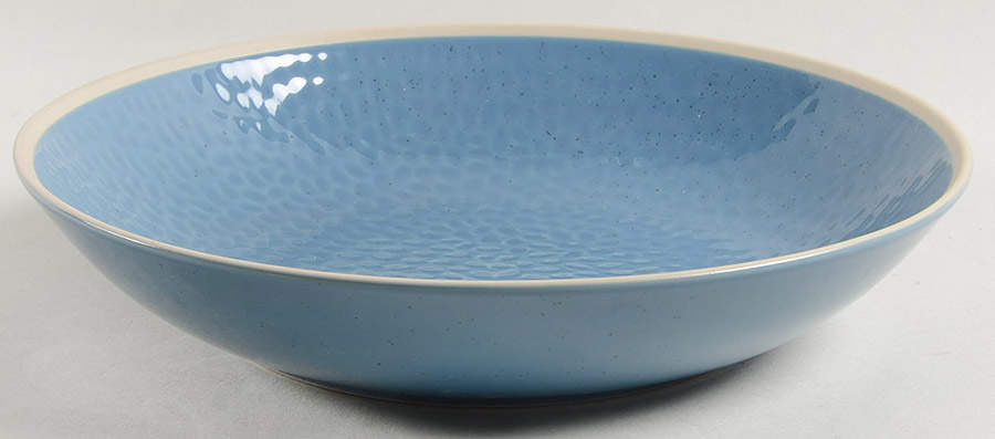 Maze Grill Blue 9" Individual Pasta Bowl by Royal Doulton-1