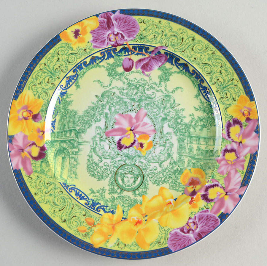 DV Floralia Salad Plate with 25th Anniversary Backstamp by Rosenthal - Continental-1