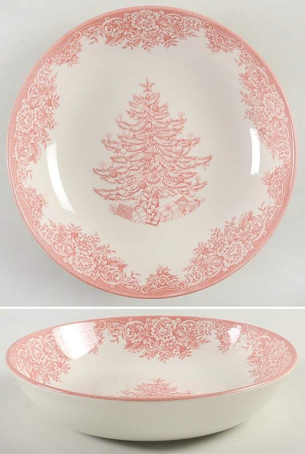 Christmas Tree Red 9" Individual Pasta Bowl by Royal Stafford-1