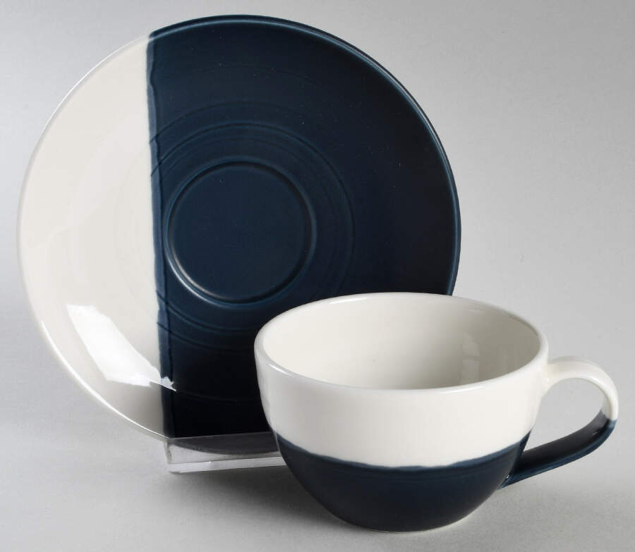 Coffee Studio Flat Cup & Saucer Set by Royal Doulton-1