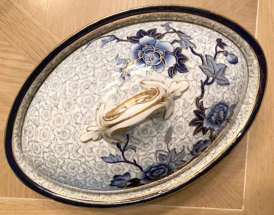 RW354 Oval Covered Vegetable by Royal Worcester-1