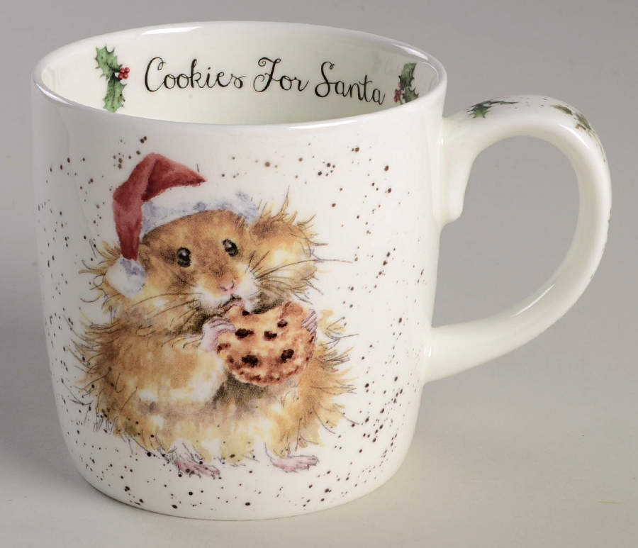 Wrendale Designs Christmas Mug by Royal Worcester-1
