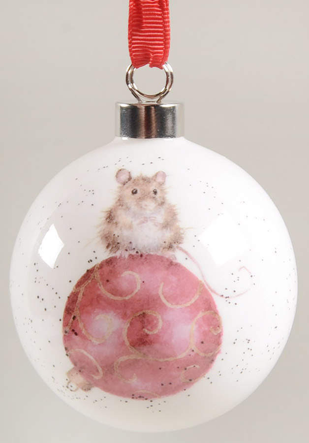 Wrendale Designs Christmas Ornament by Royal Worcester-1