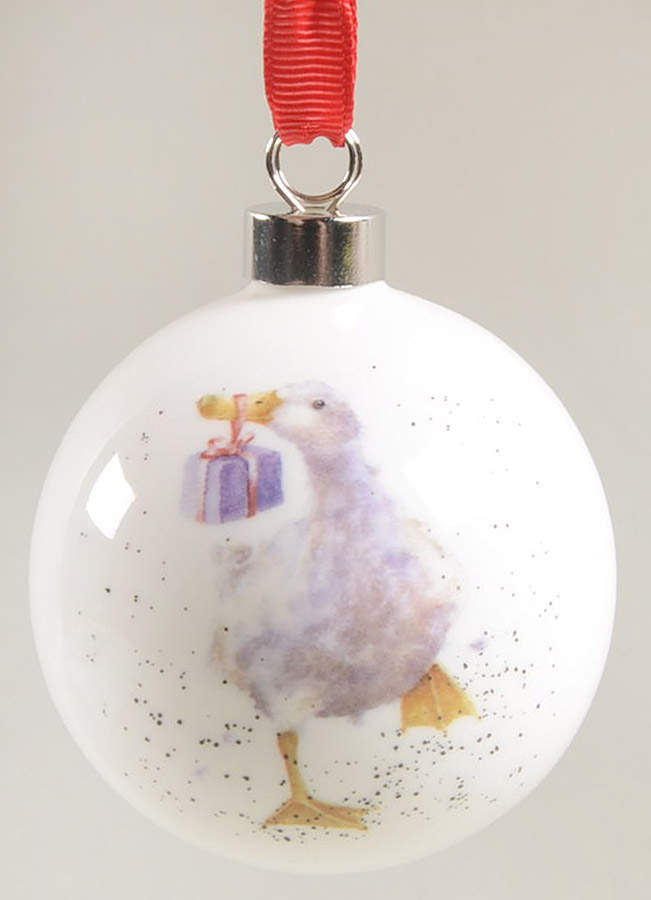 Wrendale Designs Christmas Ornament by Royal Worcester-1