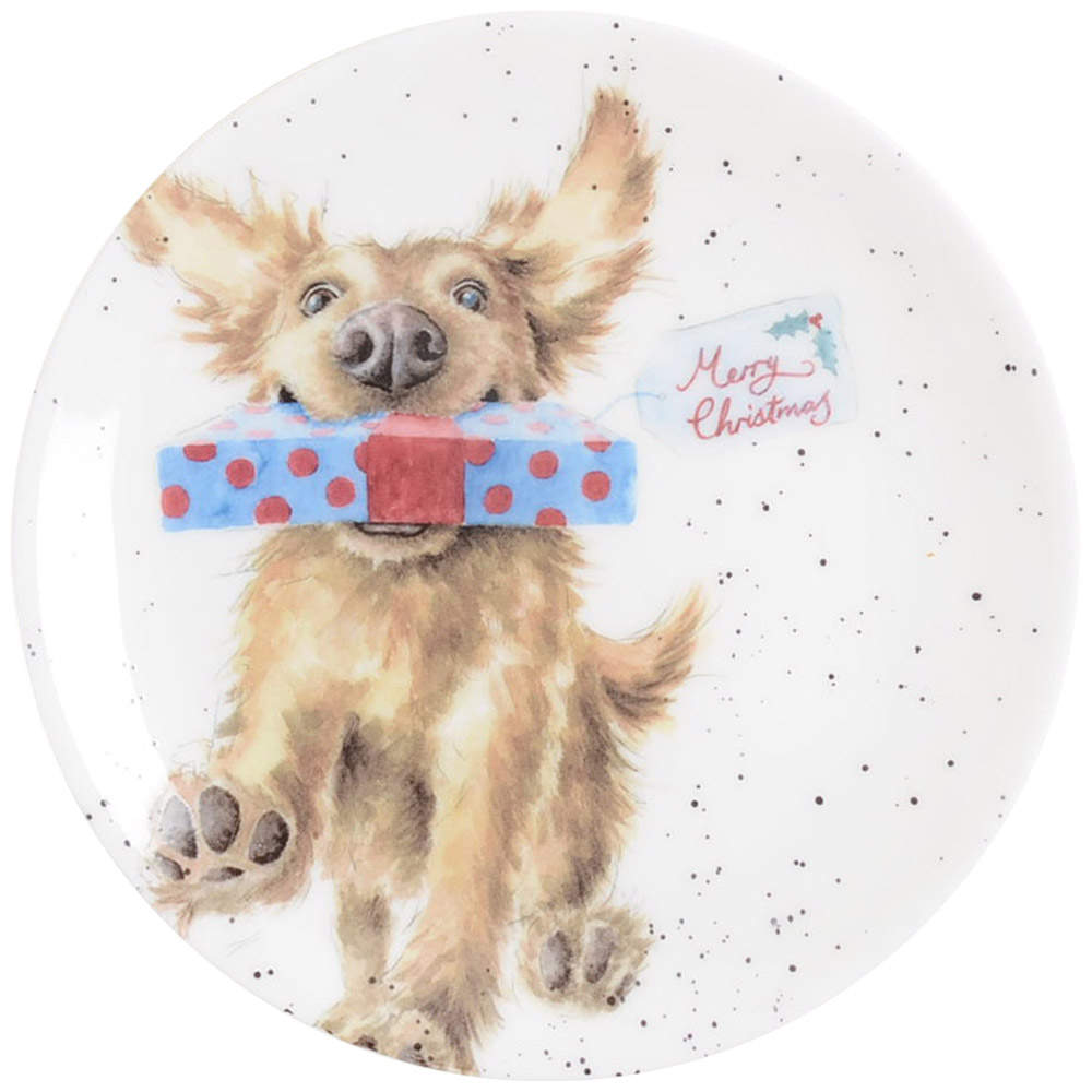 Wrendale Designs Christmas Coupe Bread & Butter Plate by Royal Worcester-1