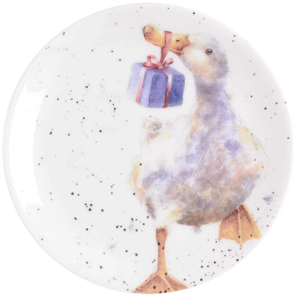 Wrendale Designs Christmas Coupe Bread & Butter Plate by Royal Worcester-1