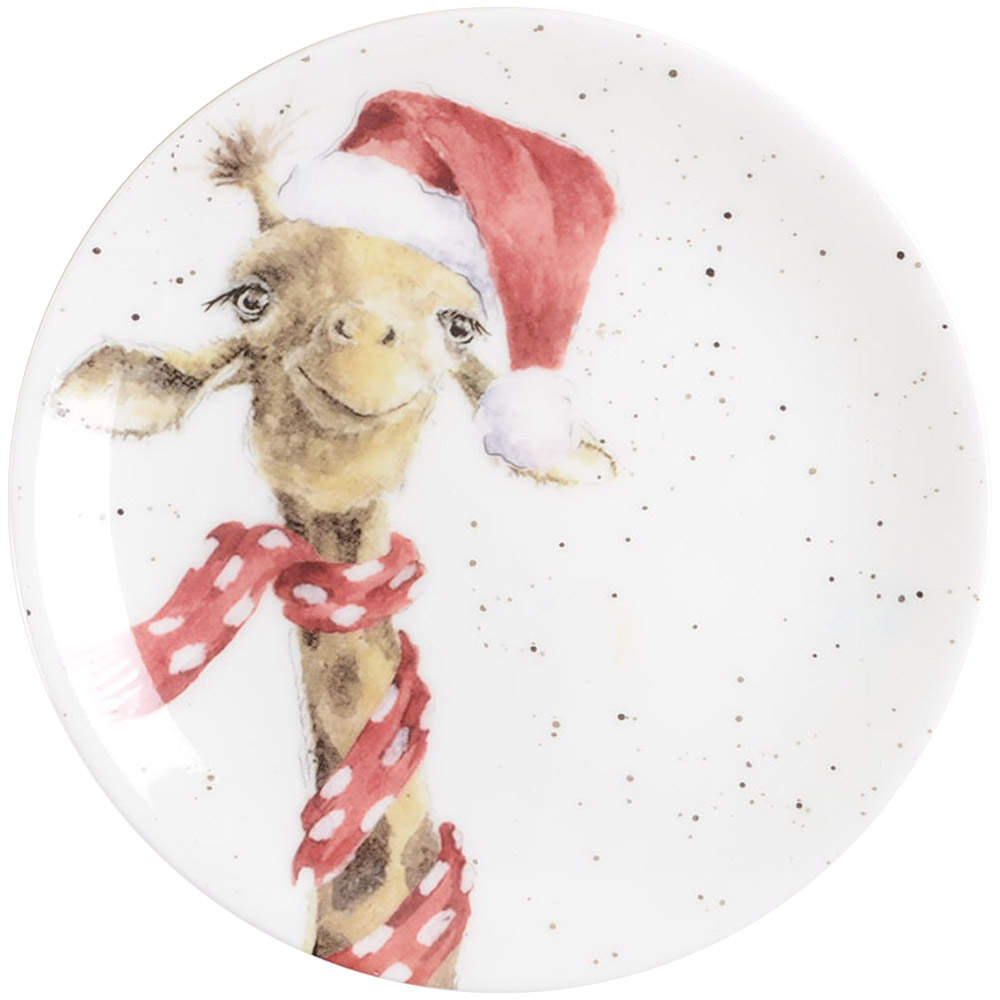 Wrendale Designs Christmas Coupe Bread & Butter Plate by Royal Worcester-1