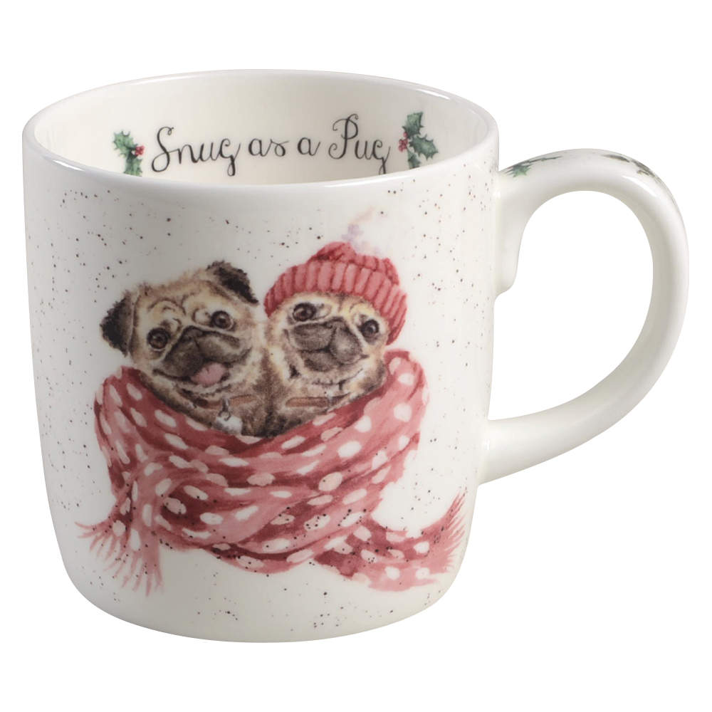 Wrendale Designs Christmas Mug by Royal Worcester-1