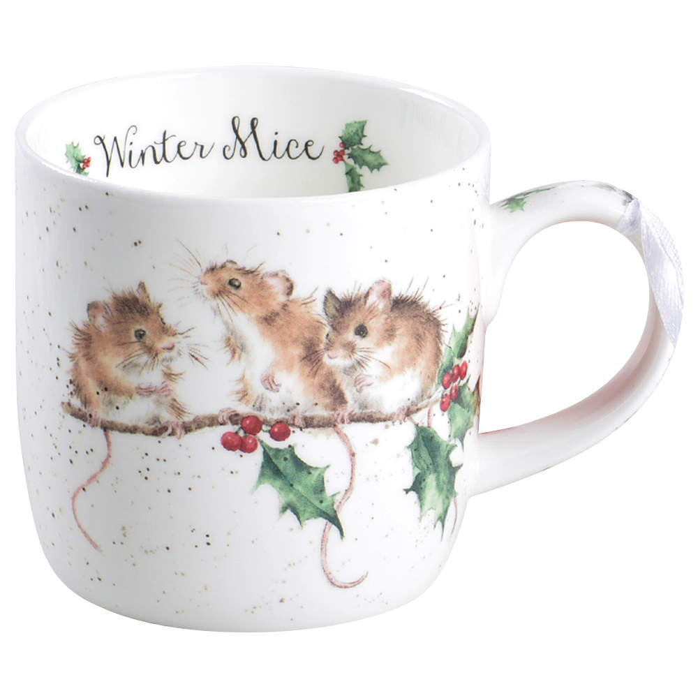 Wrendale Designs Christmas Mug by Royal Worcester-1