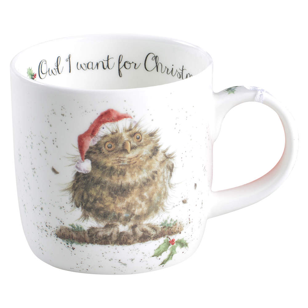 Wrendale Designs Christmas Mug by Royal Worcester-1