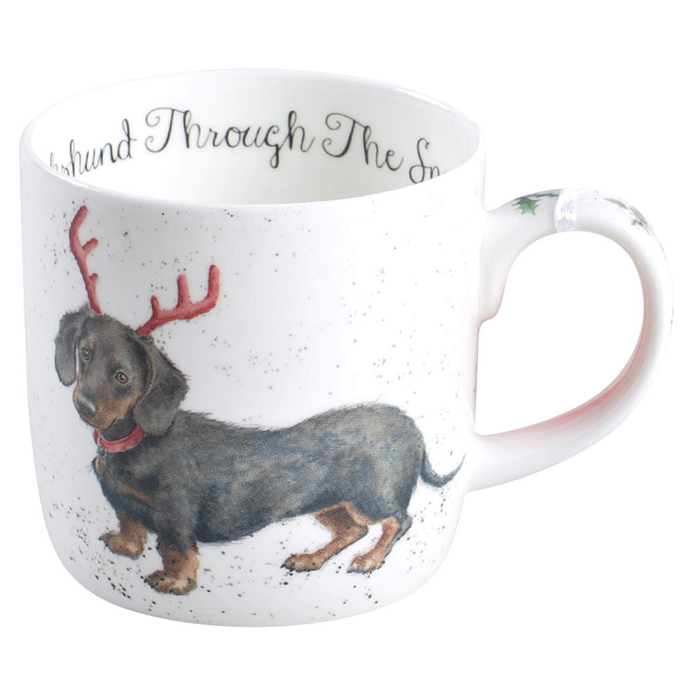 Wrendale Designs Christmas Mug by Royal Worcester-1