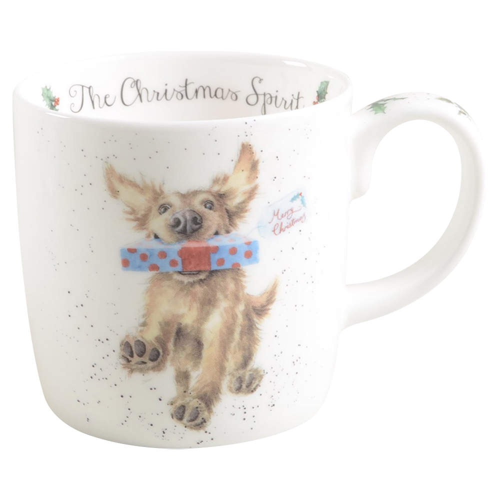 Wrendale Designs Christmas Mug by Royal Worcester-1
