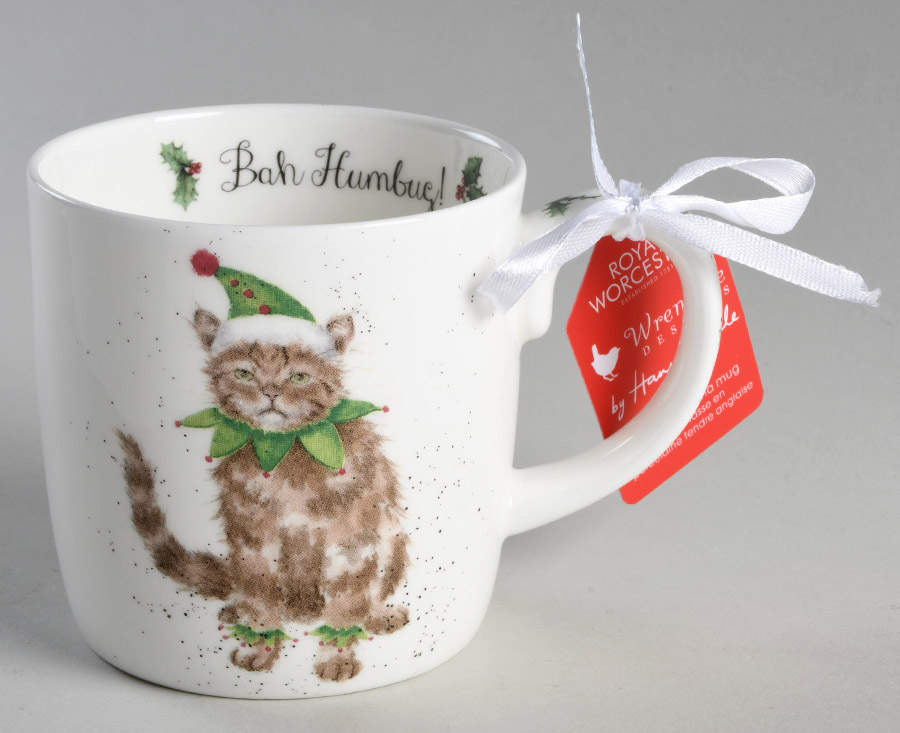 Wrendale Designs Christmas Mug by Royal Worcester-1