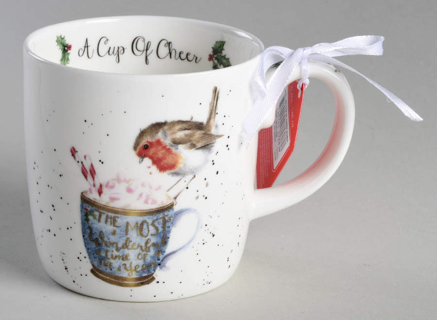 Wrendale Designs Christmas Mug by Royal Worcester-1