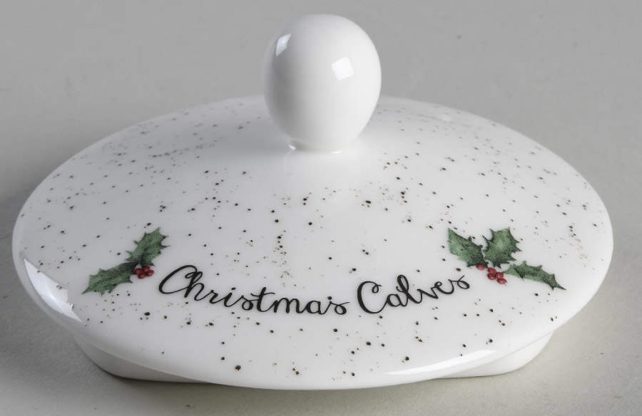 Wrendale Designs Christmas Lid for Mini Teapot by Royal Worcester-1