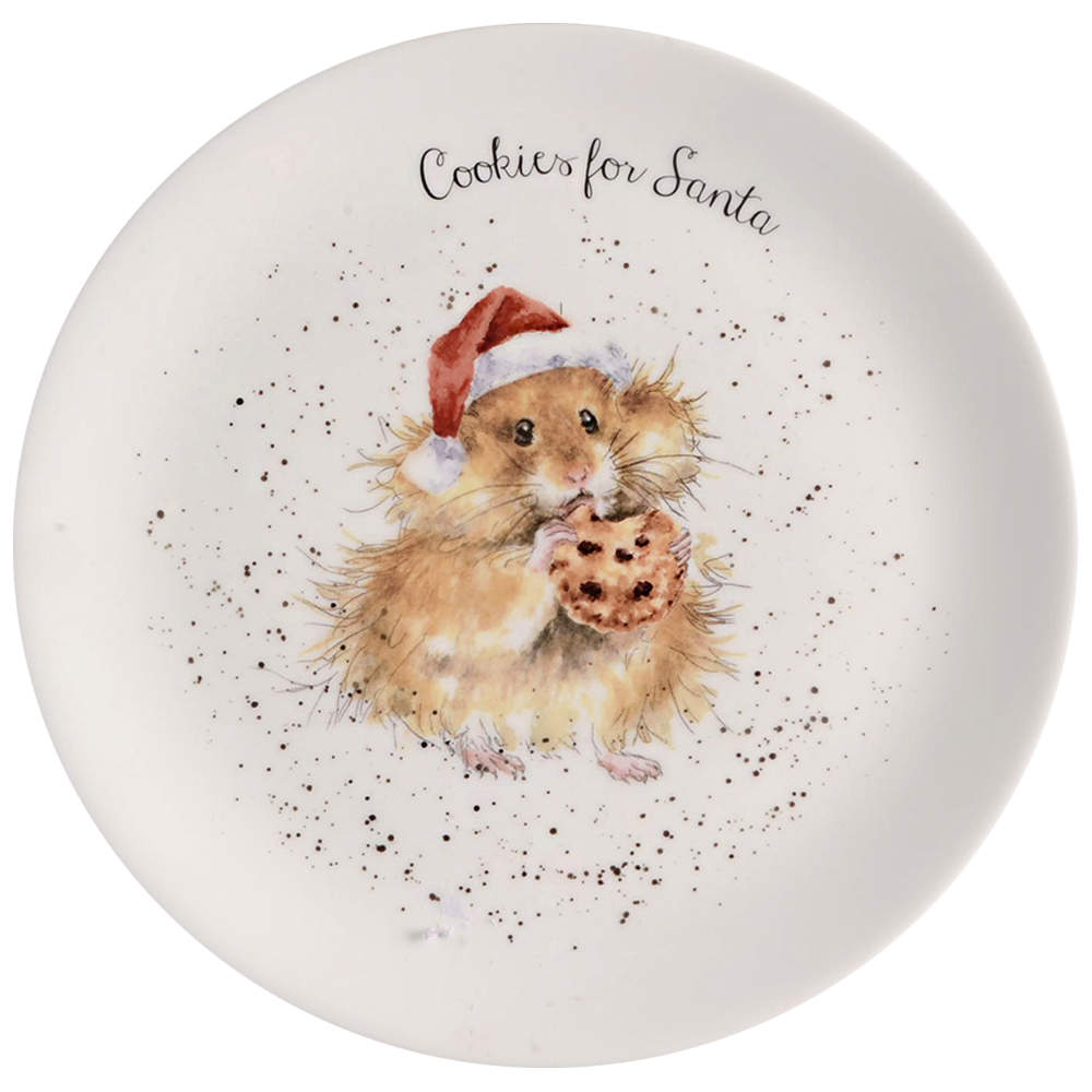 Wrendale Designs Christmas "Cookies for Santa" Plate by Royal Worcester-1
