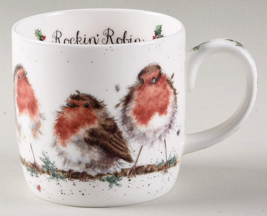 Wrendale Designs Christmas Mug by Royal Worcester-1