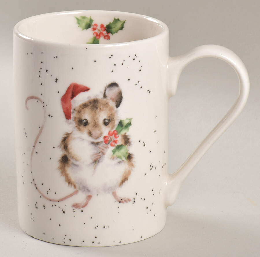 Wrendale Designs Christmas Mug by Royal Worcester-1