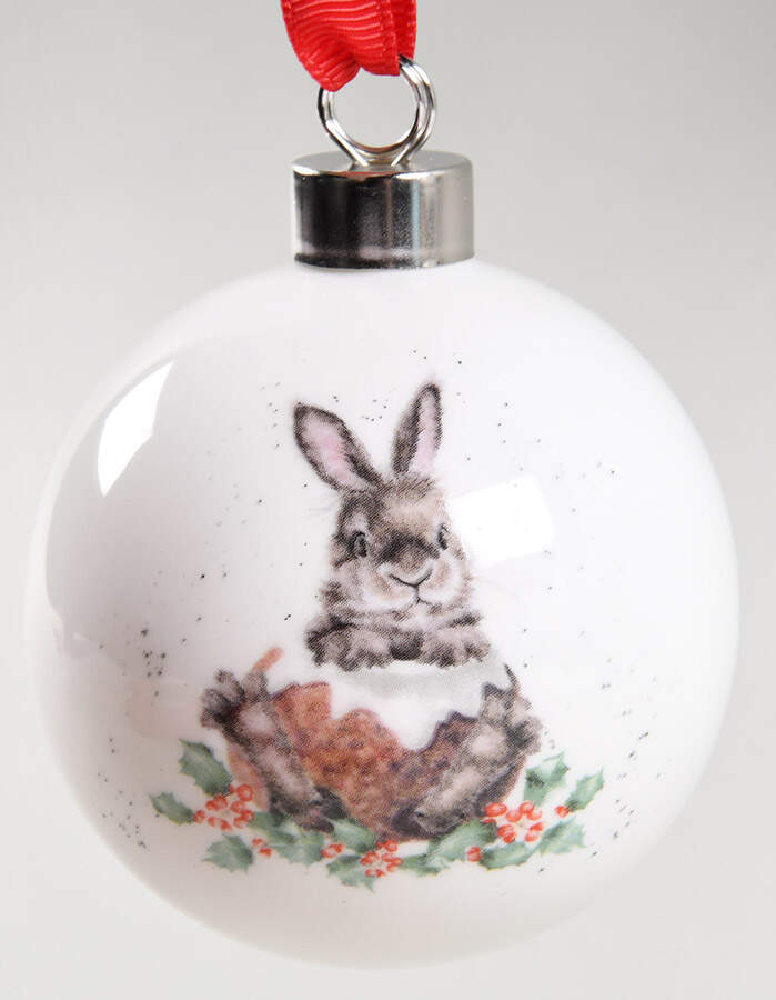 Wrendale Designs Christmas Ornament by Royal Worcester-1