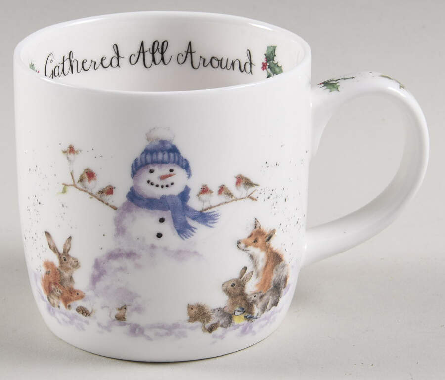 Wrendale Designs Christmas Mug by Royal Worcester-1