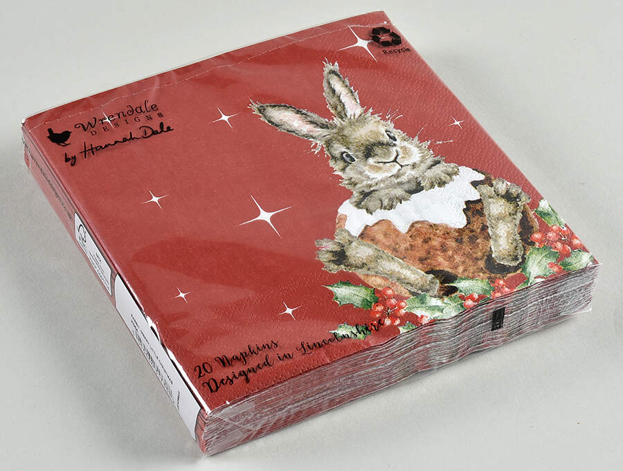 Wrendale Designs Christmas Package of Paper Luncheon Napkins by Royal Worcester-1
