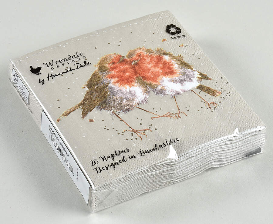 Wrendale Designs Christmas Package of Paper Cocktail Napkins by Royal Worcester-1