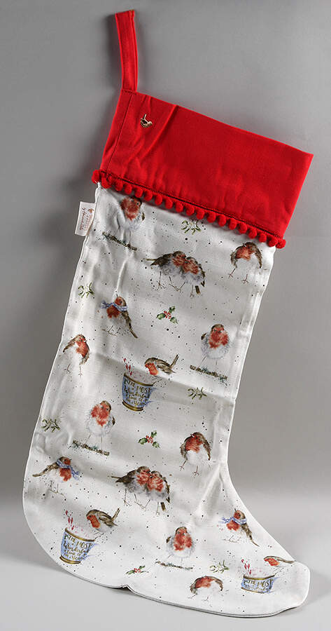 Wrendale Designs Christmas Cloth Stocking by Royal Worcester-1