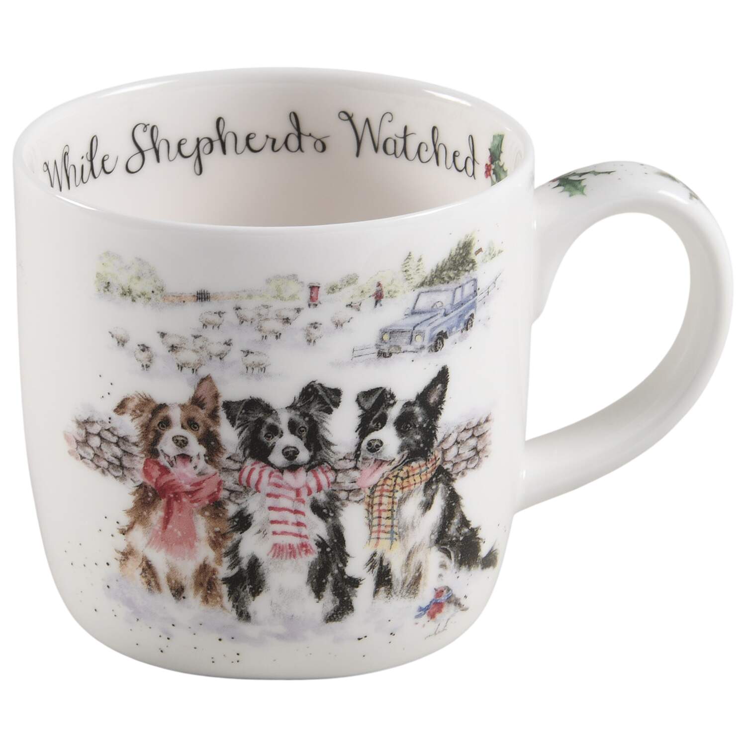 Wrendale Designs Christmas Mug by Royal Worcester-1