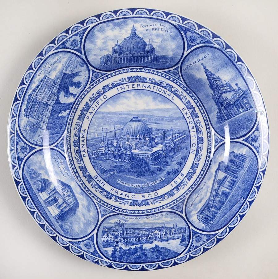 Panama Pacific International Exposition Dinner Plate by Rowland & Marsellus-1