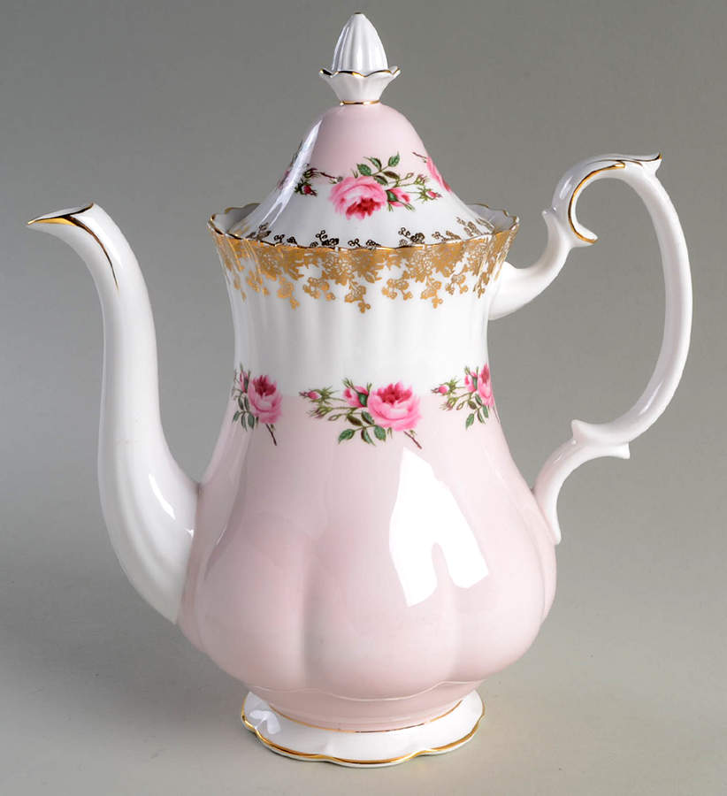 Bridesmaid Coffee Pot & Lid by Royal Albert-1