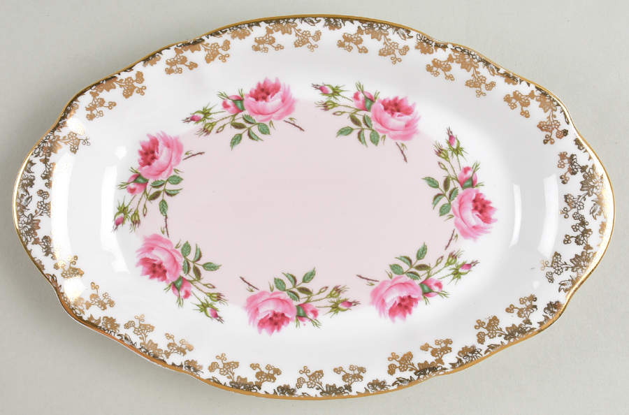 Bridesmaid Tray for Mini Creamer & Open Sugar by Royal Albert-1