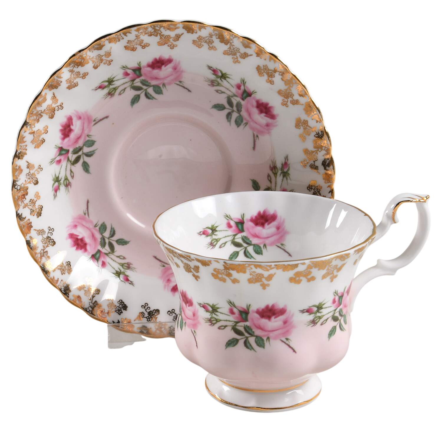 Bridesmaid Footed Cup & Saucer Set by Royal Albert-1