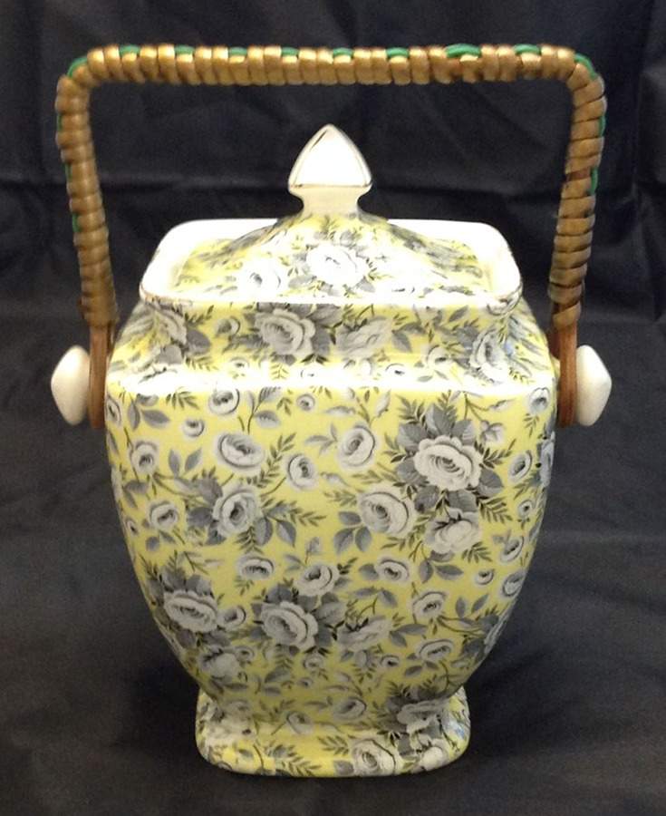 1575 Biscuit Barrel & Lid by Royal Winton-1