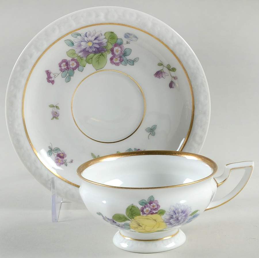 R3114 Footed Cup & Saucer Set by Rosenthal - Continental-1