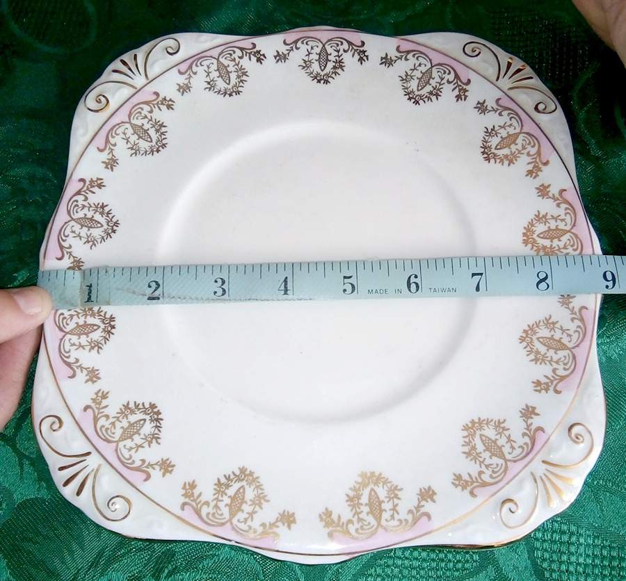 R126 Square Luncheon Plate by Royal Grafton-1