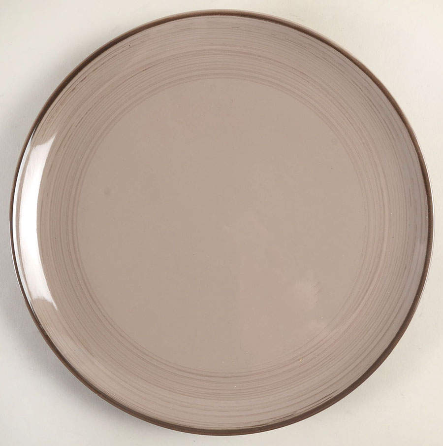 Brushed Glaze Taupe Dinner Plate by Royal Doulton-1