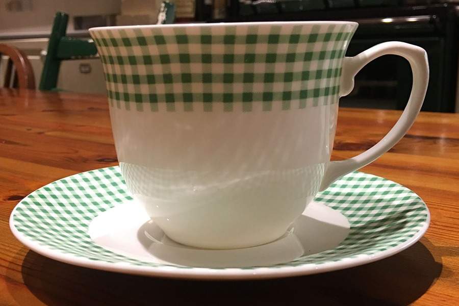 R1O3 Flat Cup & Saucer Set by Royal Crown Duchy-1