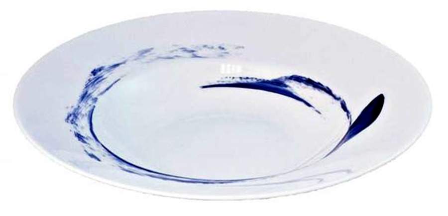 Brushstroke Pasta Plate by Royal Crown Derby-1