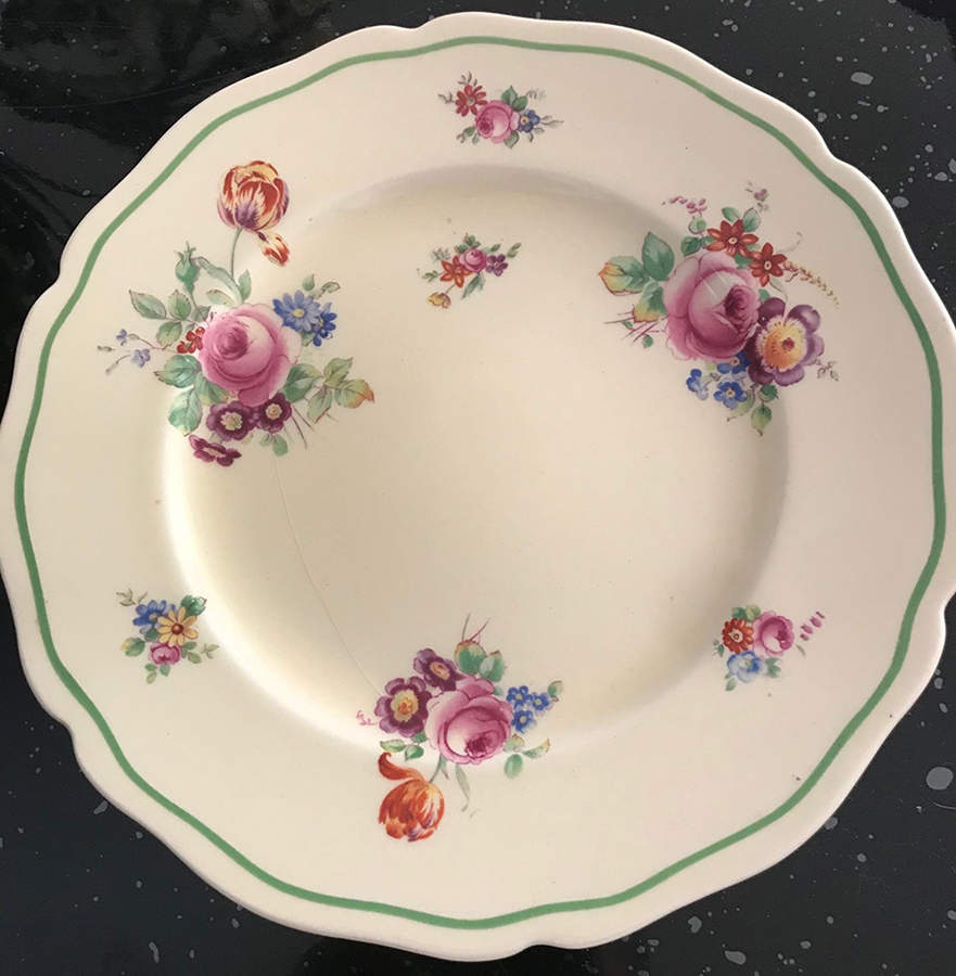 Roses Salad Plate by Royal Doulton-1