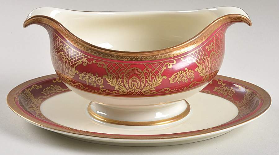 3244 Gravy Boat with Attached Underplate by Rosenthal - Continental-1