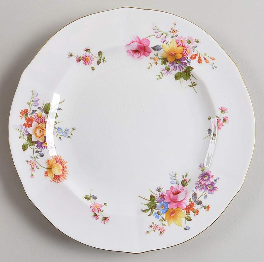 Derby Posies Salad Plate by Royal Crown Derby-1