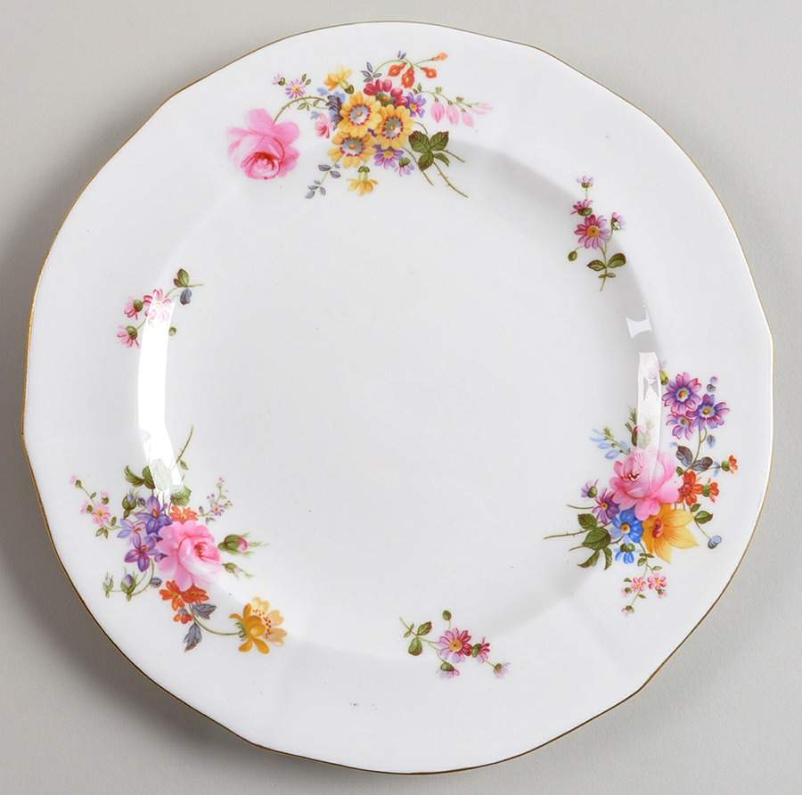 Derby Posies Luncheon Plate by Royal Crown Derby-1
