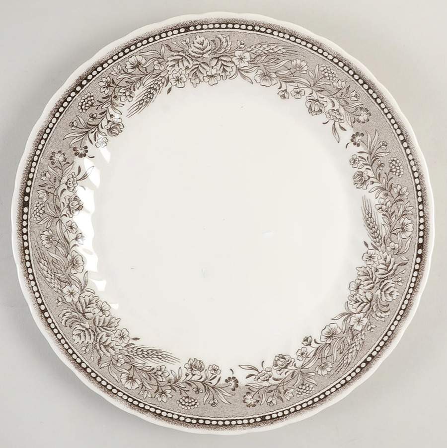 Wheat Fields Border Dinner Plate by Royal Wessex-1