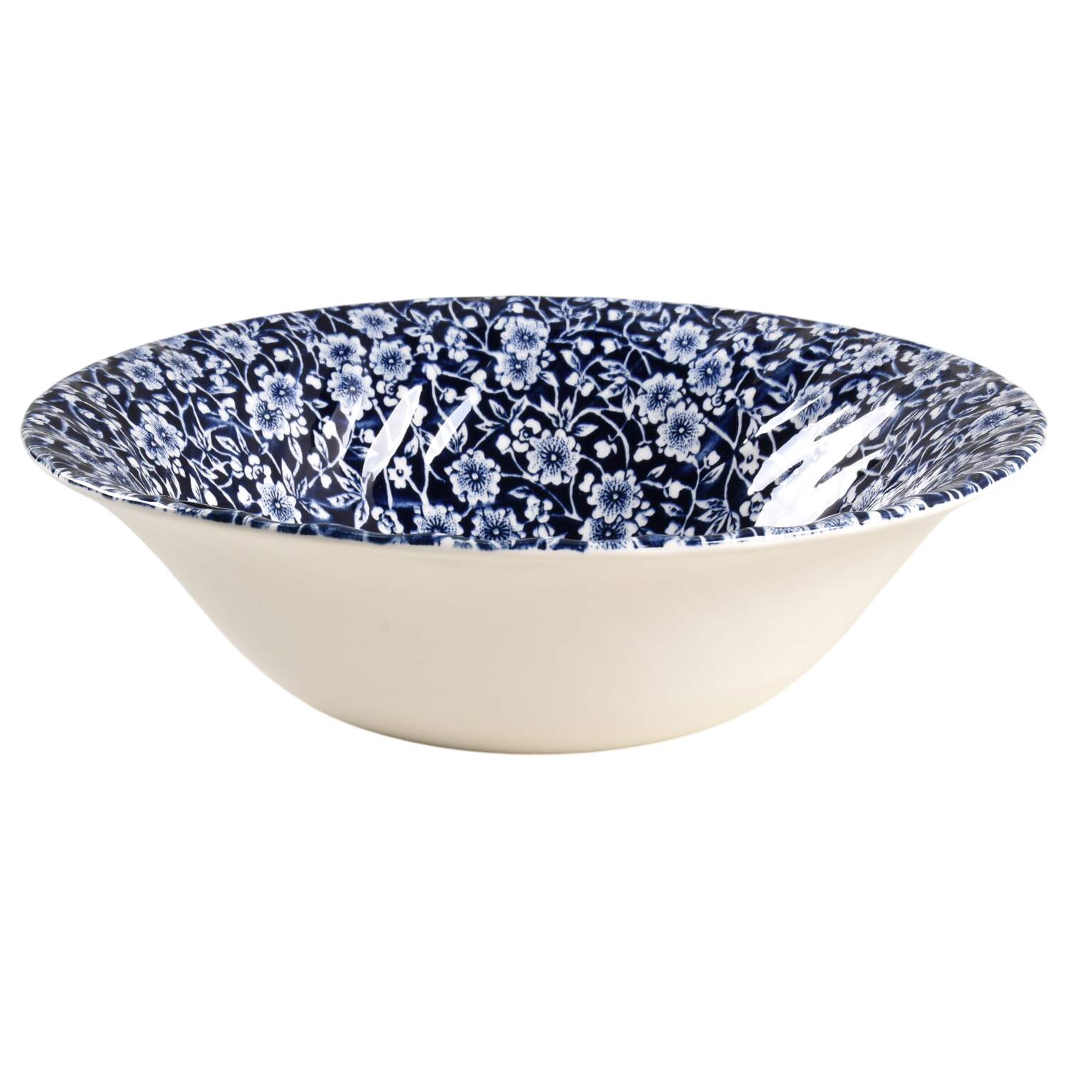 Victorian Calico 9" Round Vegetable Bowl by Royal Wessex-1