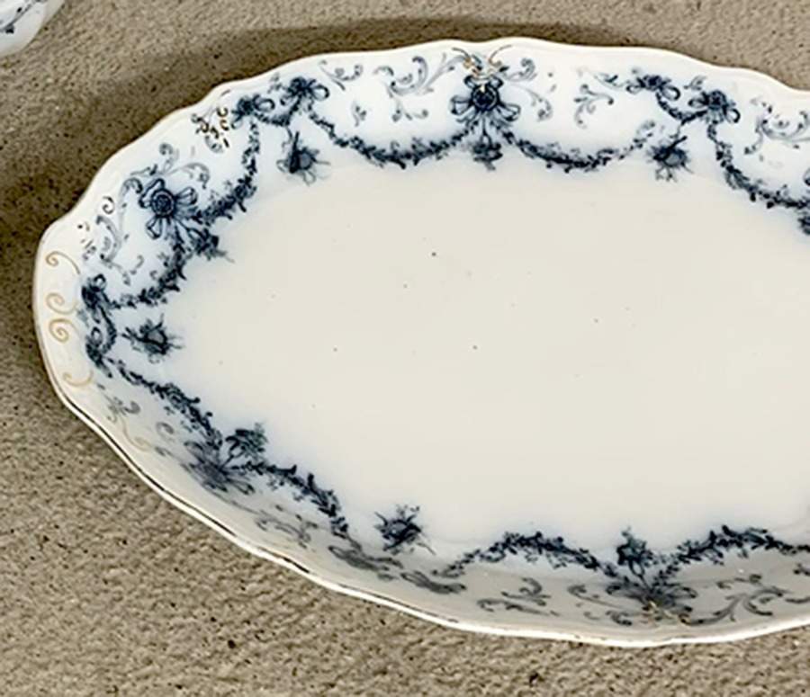 Eclipse 12" Oval Serving Platter by Ridgway (Ridgways)-1