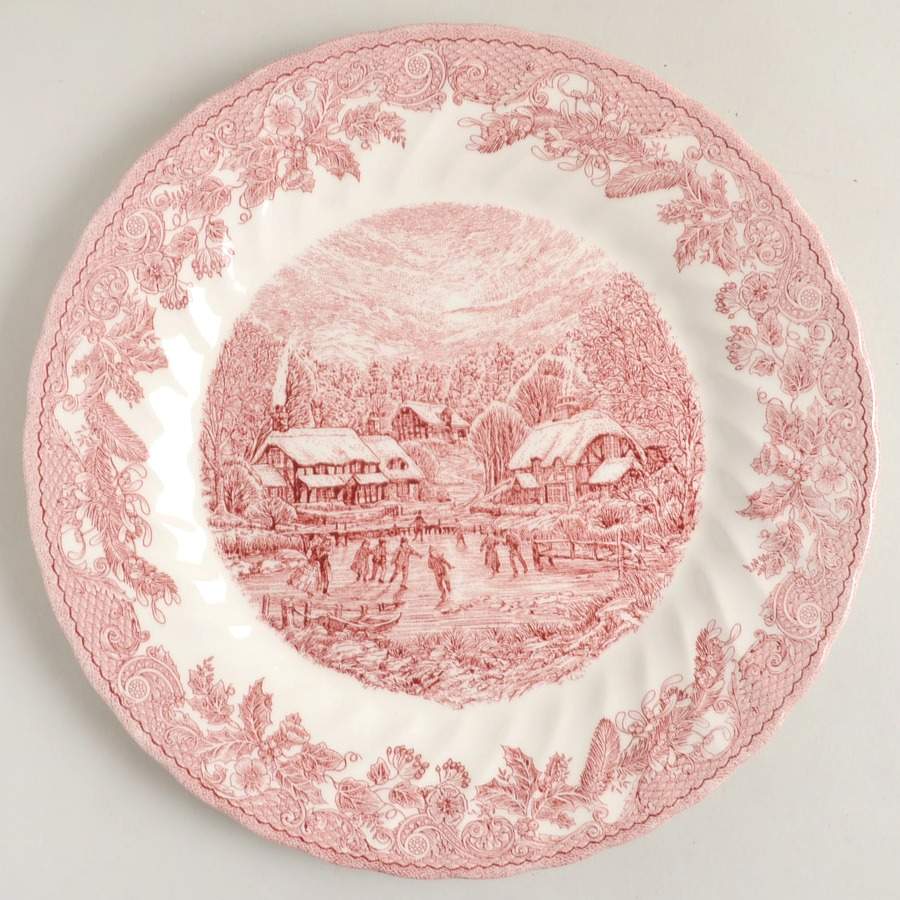 Winter Village Dinner Plate by Royal Wessex-1