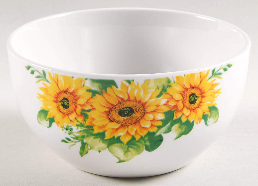 Sunflower Coupe Cereal Bowl by Royal Norfolk-1