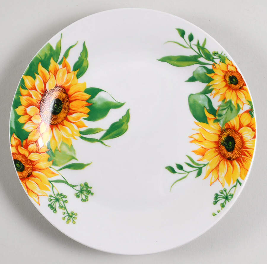 Sunflower Salad Plate by Royal Norfolk-1